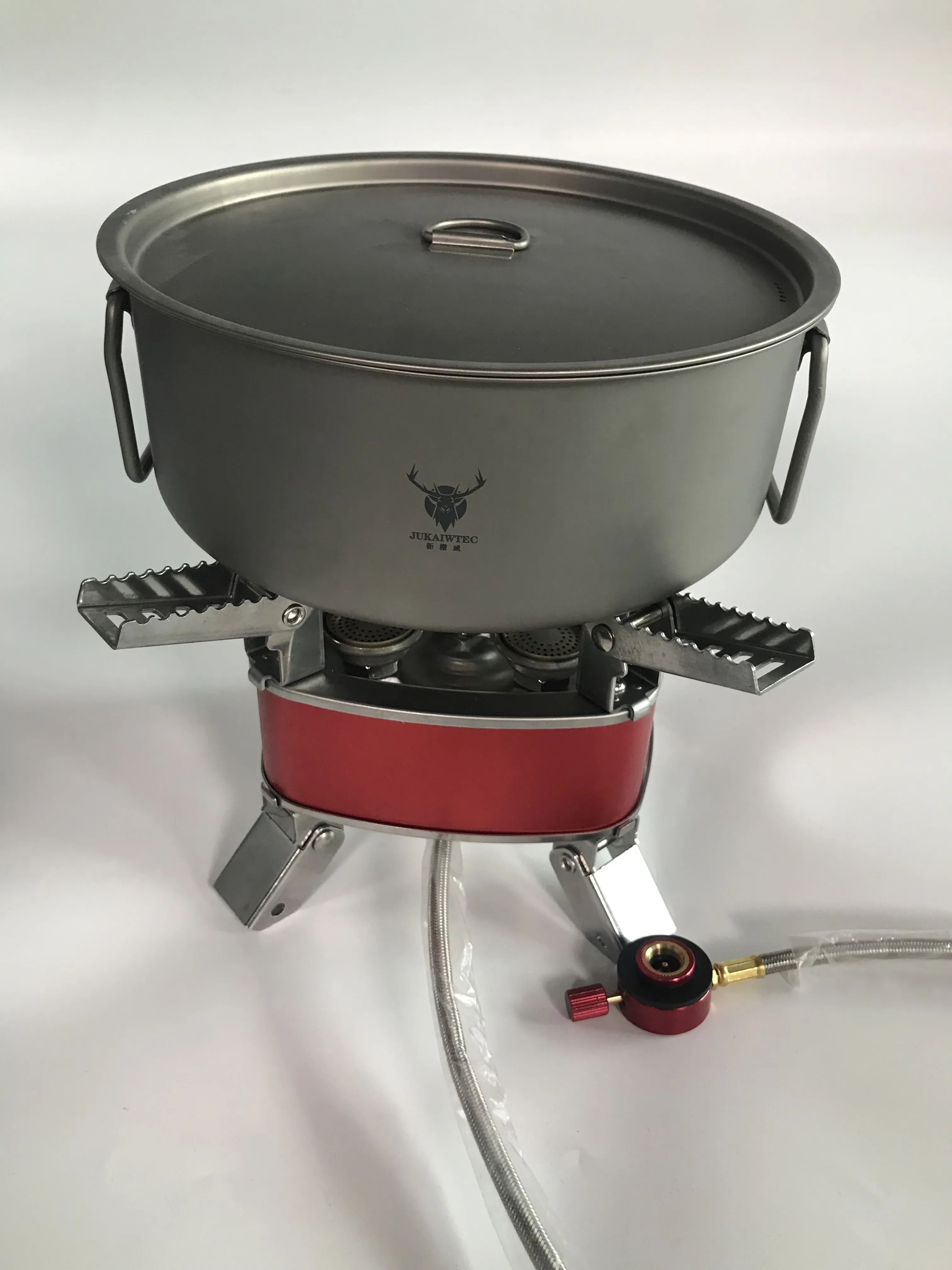 Portable  Stove Burner with Piezo Ignition Strong Firepower  Lightweight Stove for Indoor Outdoor Camping