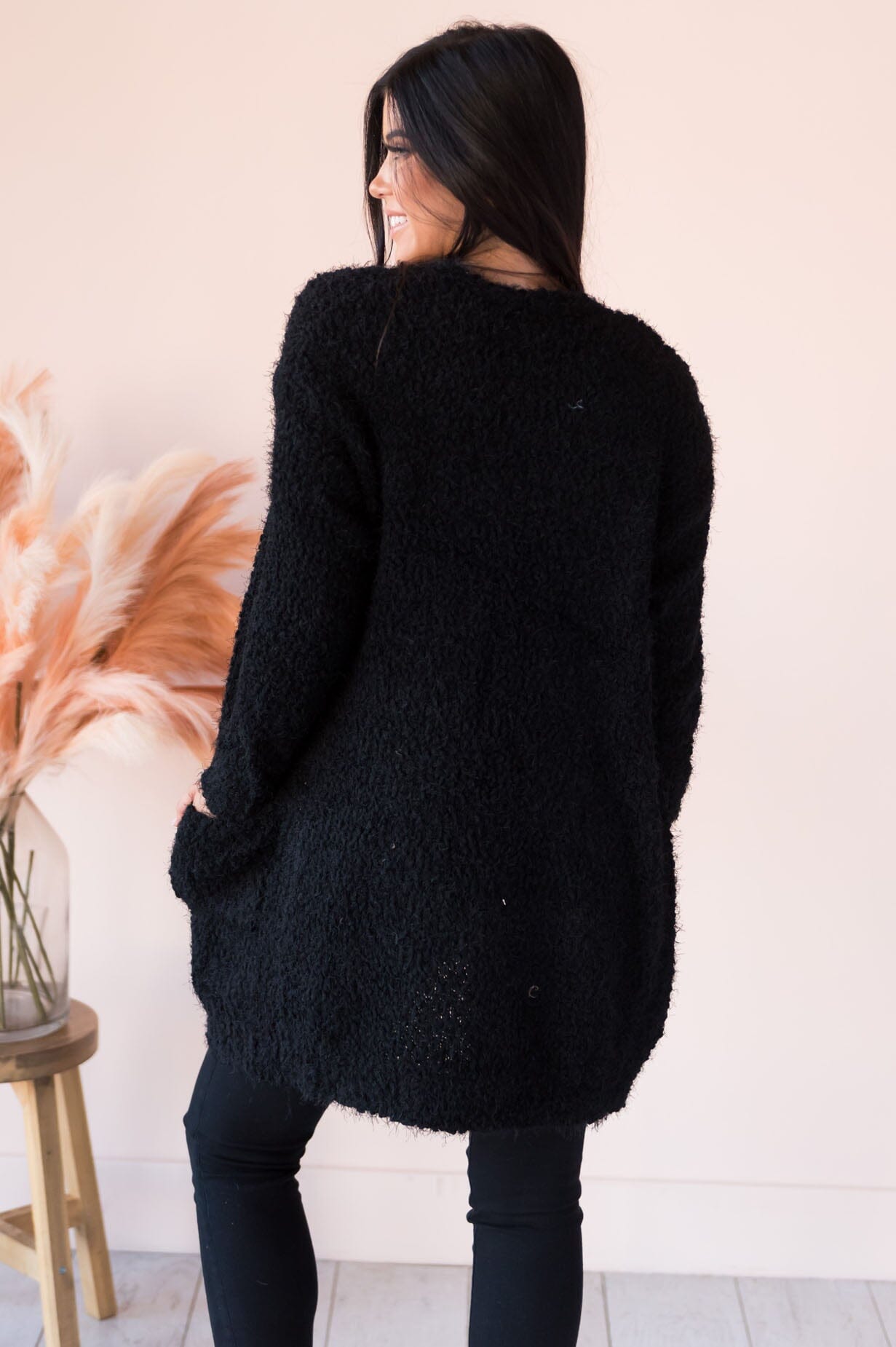 Soft & Cuddly Modest Sweater Cardigan