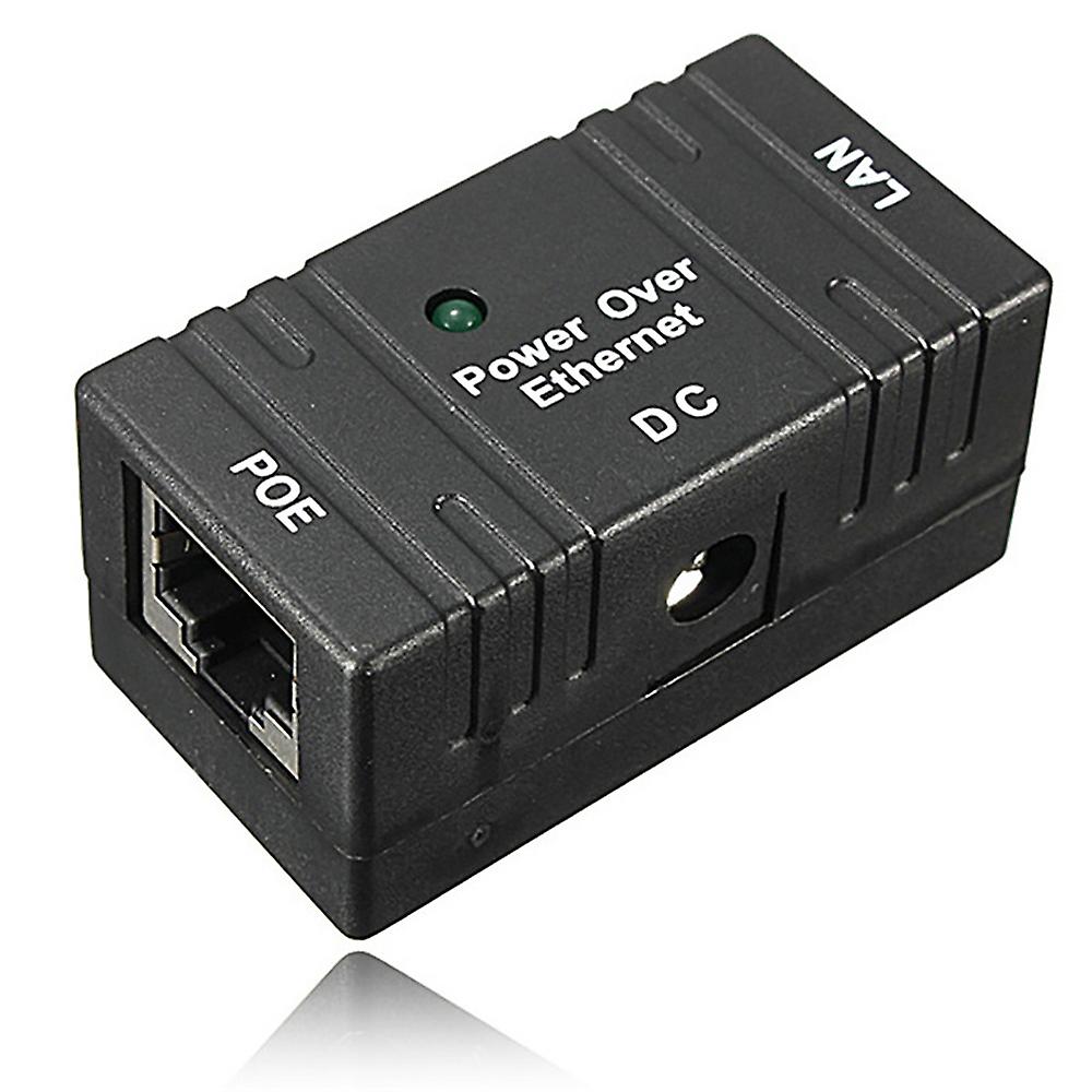 2pcs 10m/100mbp Passive Poe Over Ethernet Rj-45 Injector Splitter Wall Mount Adapter For Cctv Ip Ca