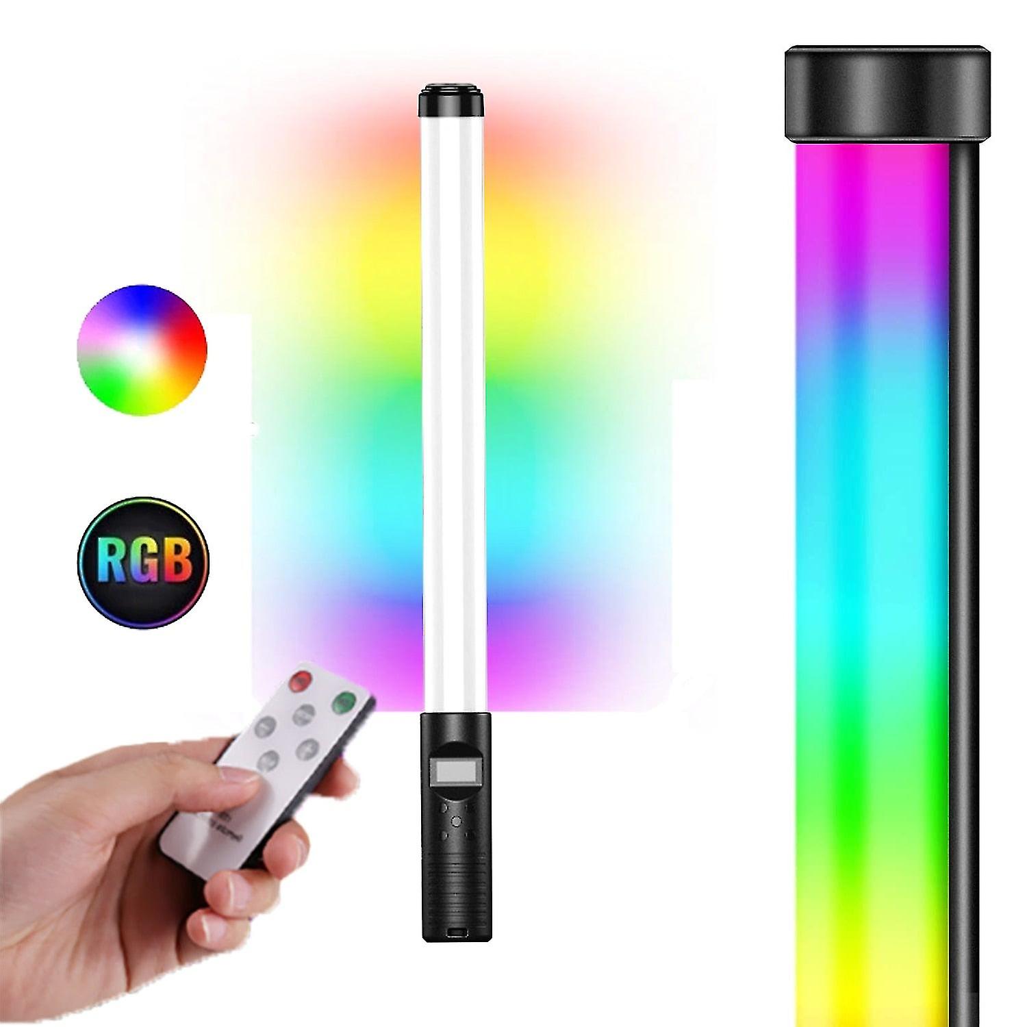 Rgb Colorful Led Video Stick Fill Light Handheld Lamp Flash Wand Speedlight Photographic Lighting For Camera Vlog Live Youtube