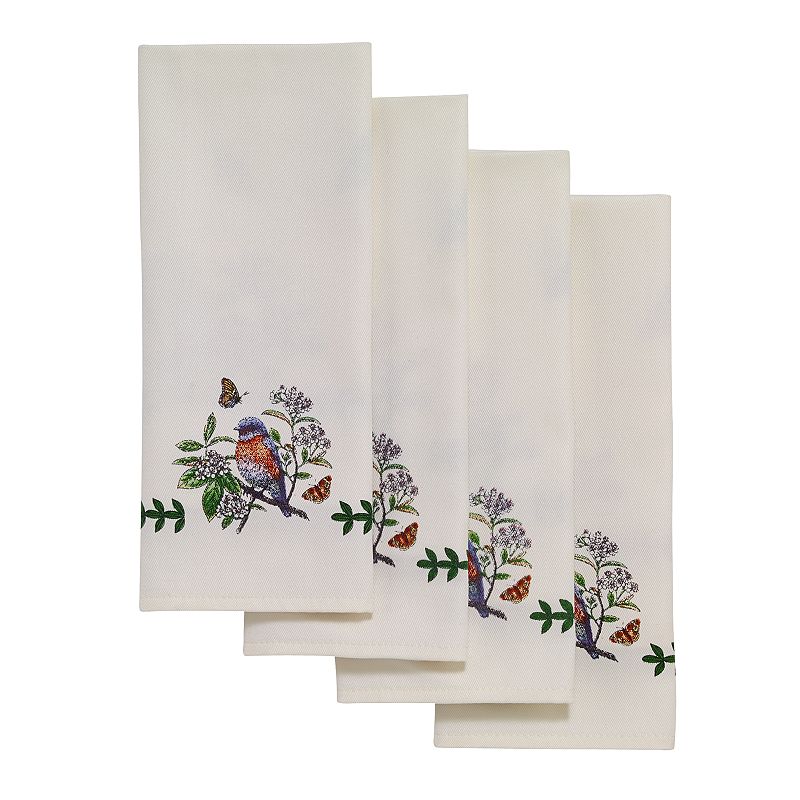 Portmeirion Botanic Garden Bird 4-pc. Napkin Set