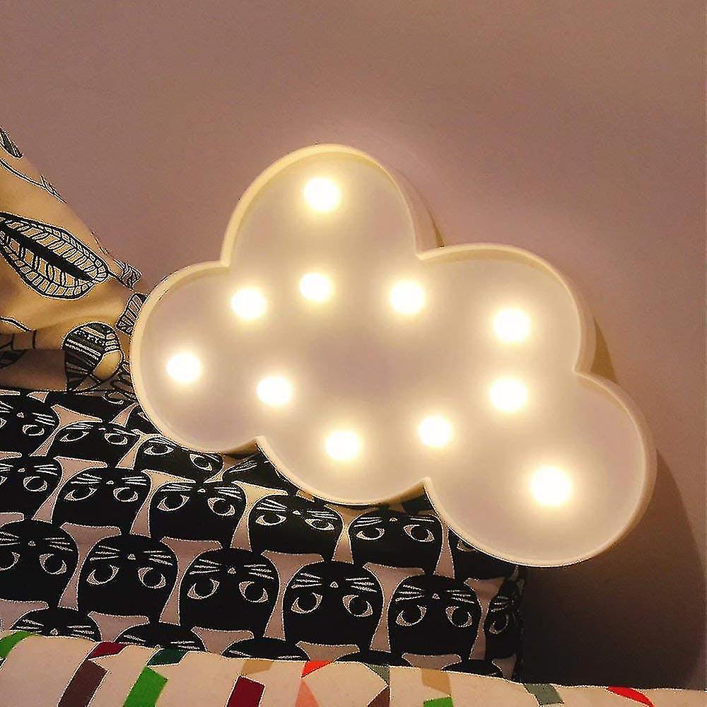 Cloud Lamp Cloud Decorations Led Cloud Night Light Lamp Battery Operated Table Cloud Lamp Light For Party Supps-wall Decoration For Kids' Room，livi