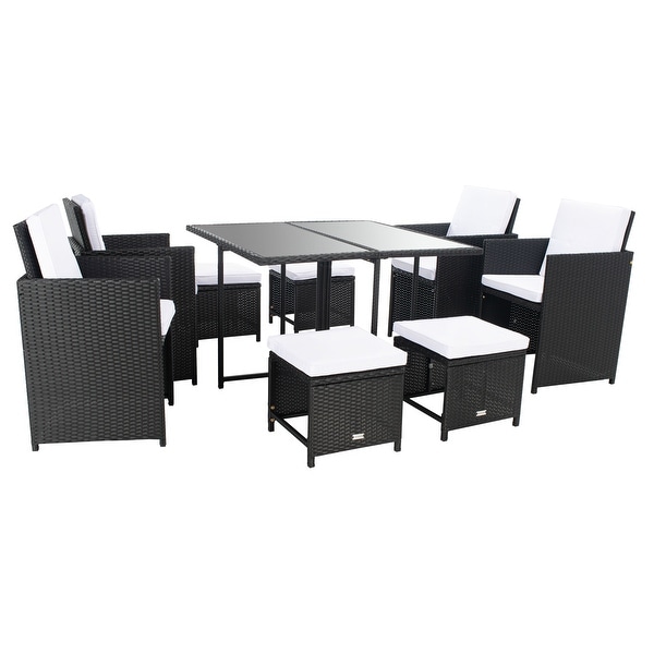 SAFAVIEH Outdoor Living Enerson 5Piece Patio Dining Set.