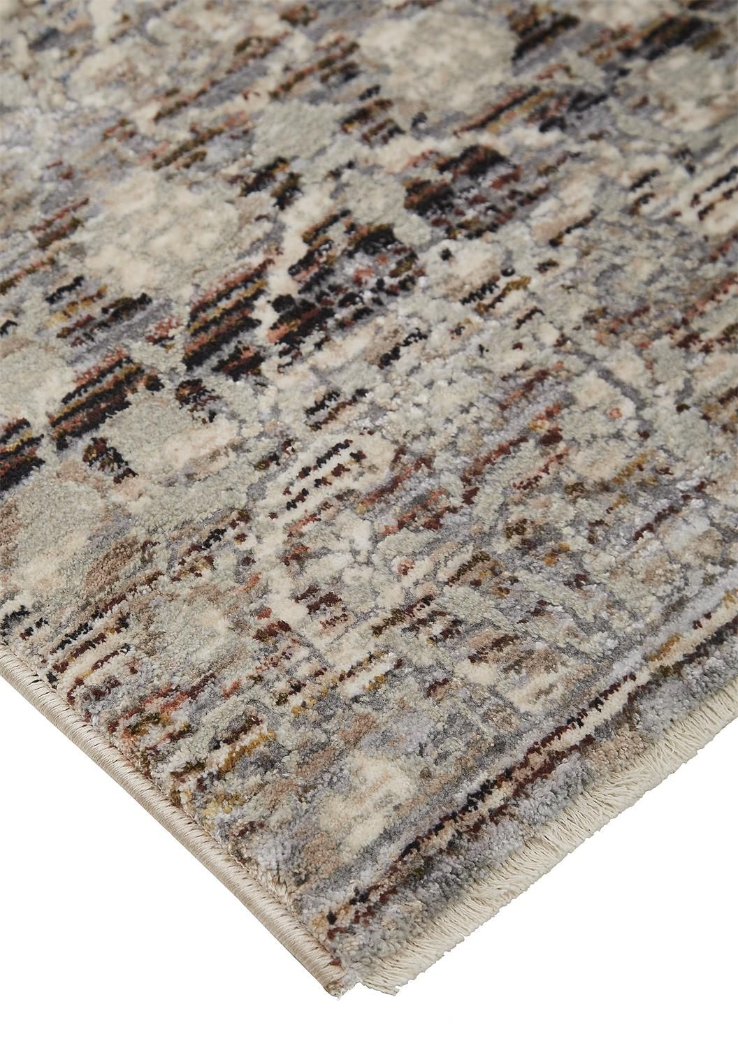 Ennis Gray and Tan Rug by BD Fine