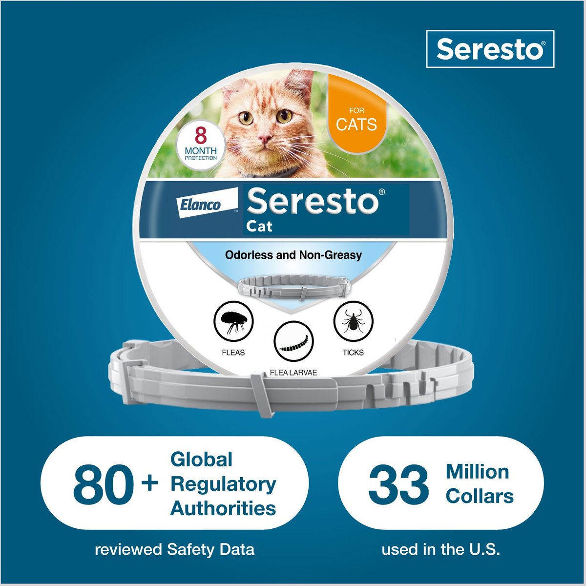 Seresto Flea and Tick Collar for Cats