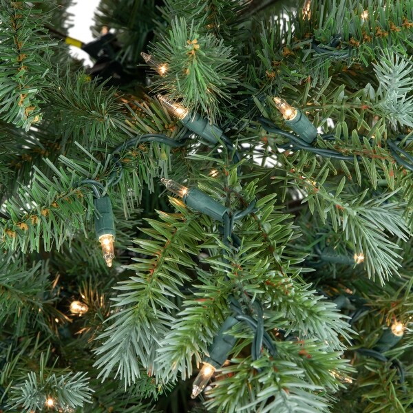 9' PreLit Medium Blue Spruce Artificial Christmas Tree Clear Lights