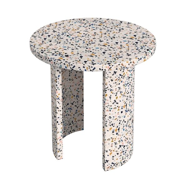 Siesta Outdoor Terrazzo Round Side Table