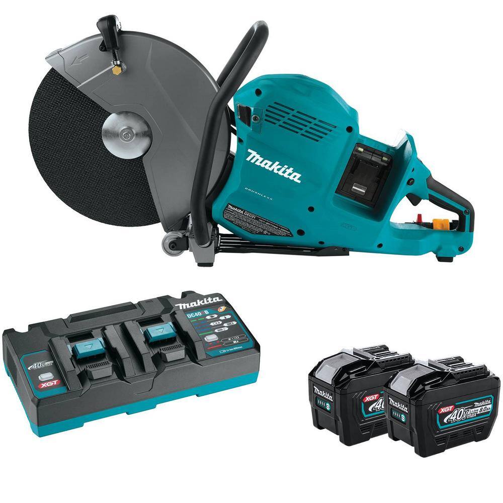 Makita 80V max (40V max X2) XGT Brushless Cordless 14 in. Power Cutter Kit (8.0Ah) GEC01PL