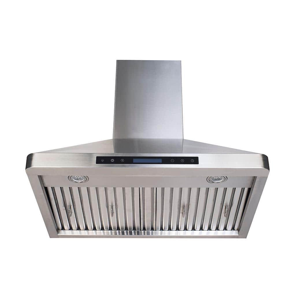 Home Beyond 30 in 600CFM Under the Cabinet Range Hood With Light in Stainless Steel