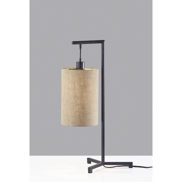 Reggie Table Lamp Black Adesso