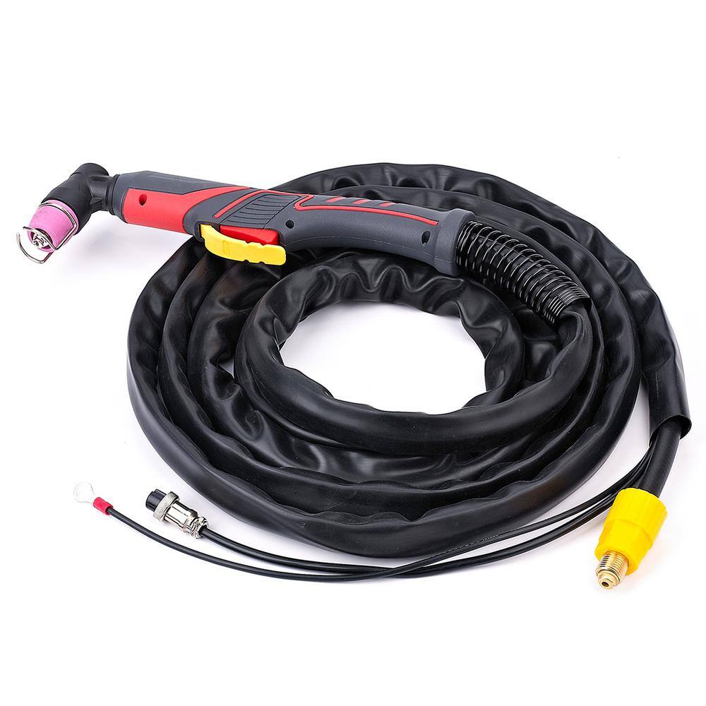 AMICO POWER 60 Amp 13 ft. 1 Gal Handheld Electrical Plasma Cutting Torch 3 Prong Switch Connector for Grey Color AP-60