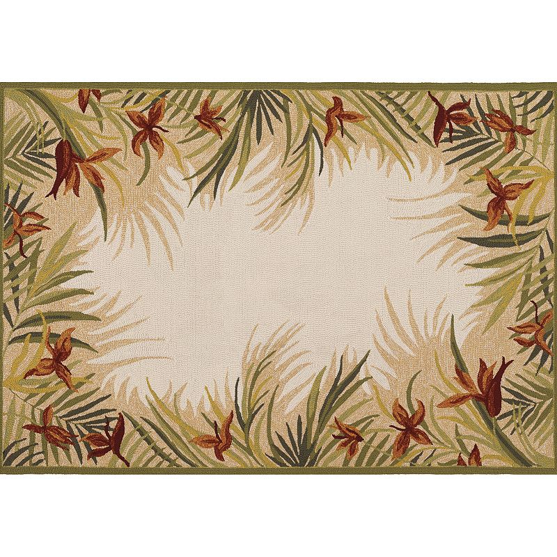 Couristan Covington Tropic Gardens Floral Indoor Outdoor Rug