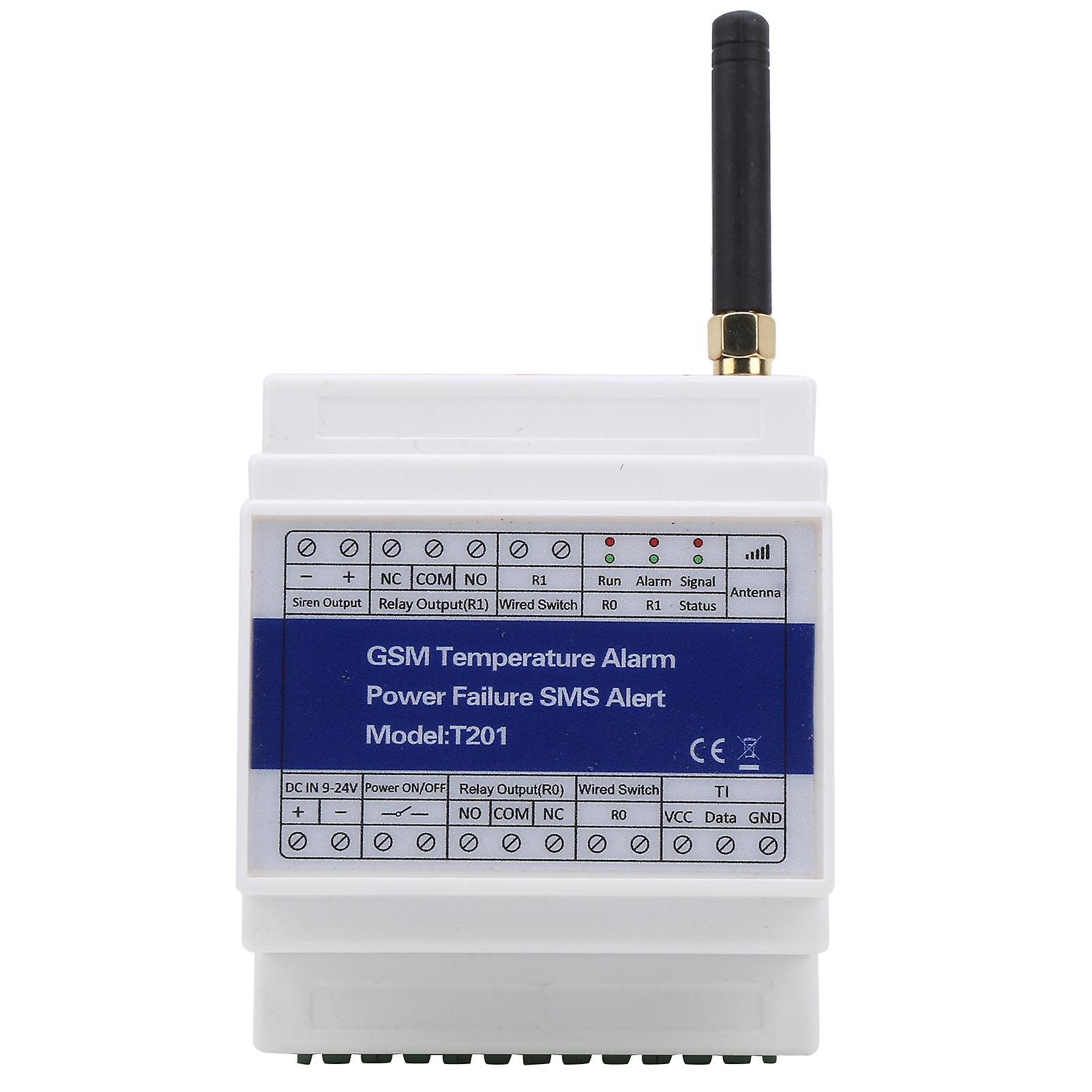 Gsm Sms Temperature Alarm Power Failure Alert Remote Control Monitoring Support Timer Report