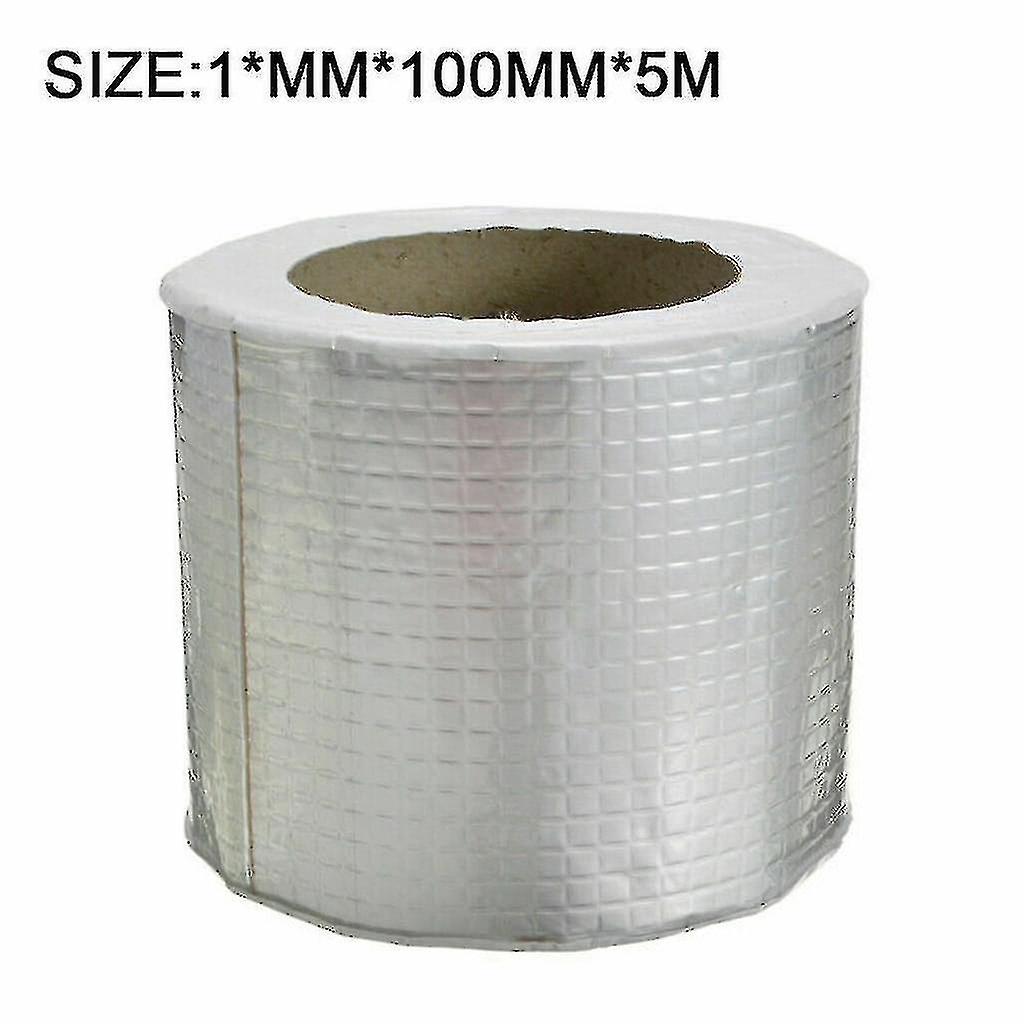 Super Waterproof Tape Butyl Rubber Aluminium Foil Tape， For Roof Leak