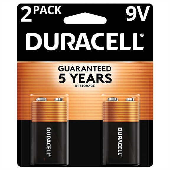 Duracell MN1604B2 Duracell Coppertop 9V Battery  L...