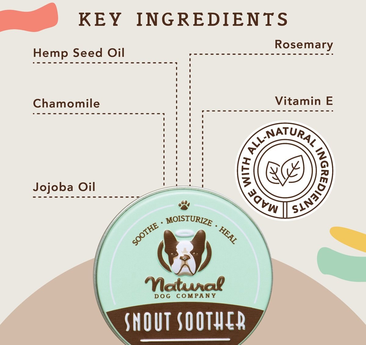 Natural Dog Company Snout Soother Dog Healing Balm