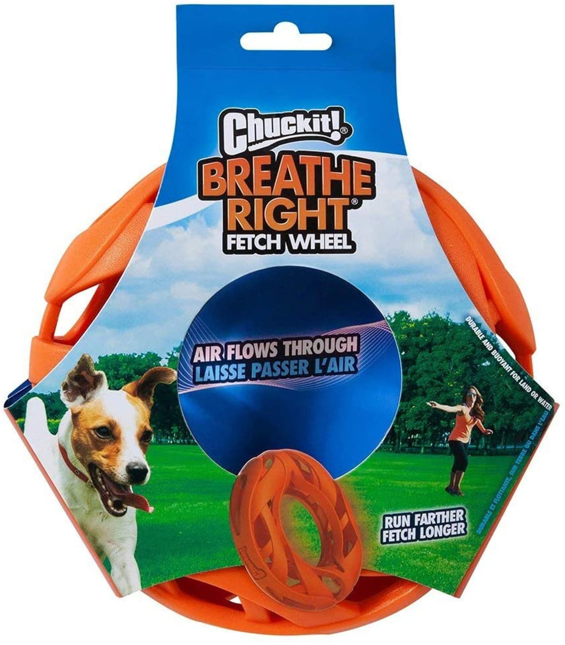 Chuckit! Breathe Right Fetch Wheel Dog Toy