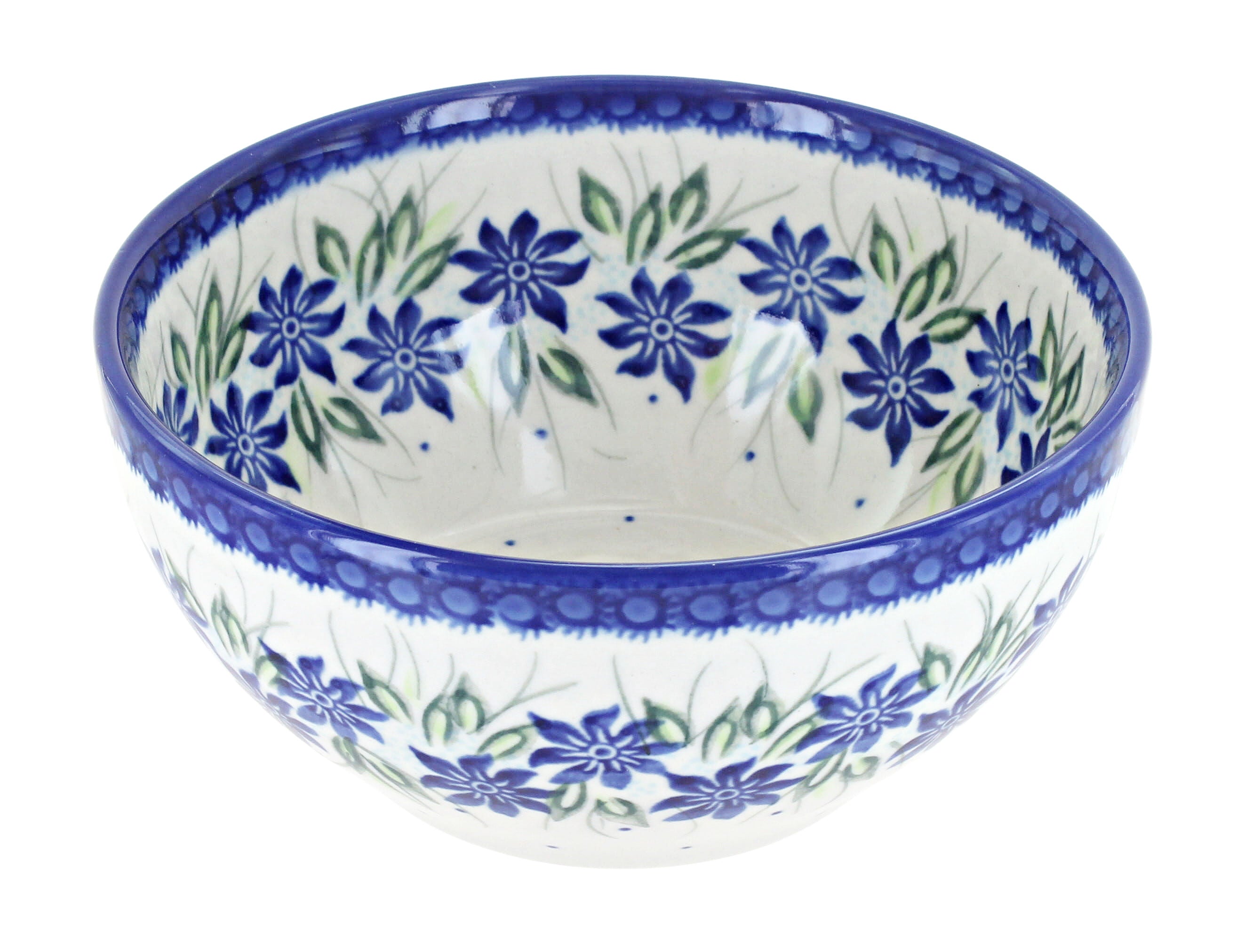 Blue Rose Polish Pottery Sierra Cereal/Soup Bowl