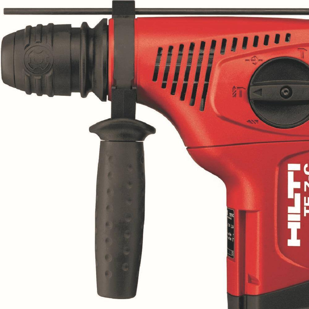 Hilti 6 Amp 120-Volt Corded SDS-Plus TE-7C Concrete Rotary Hammer Drill with Flat Chisel and TE-CX M4 Bit Set 3476287