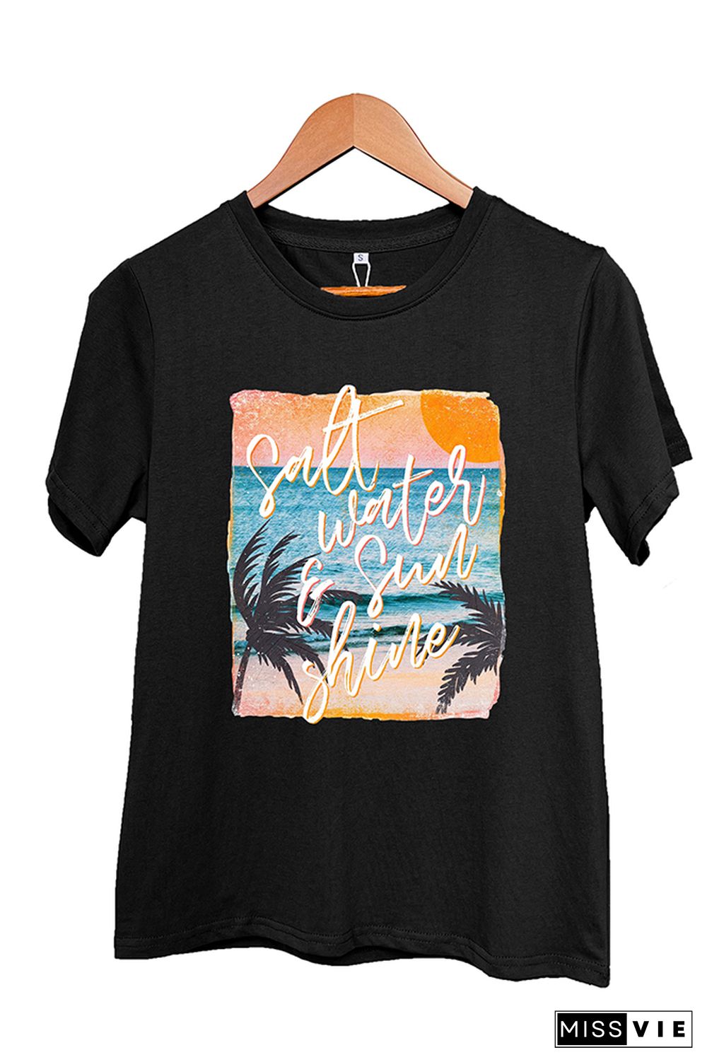 Salt Water & Sunshine Retro Graphic Tee Wholesale