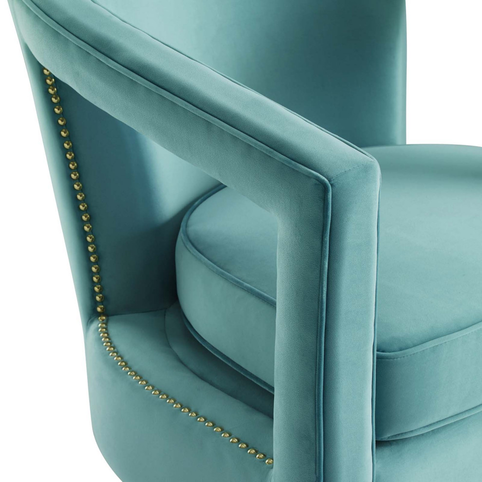 Frolick Performance Velvet Armchair by Modway   Contemporary   Armchairs And Accent Chairs   by Modern Furniture LLC  Houzz