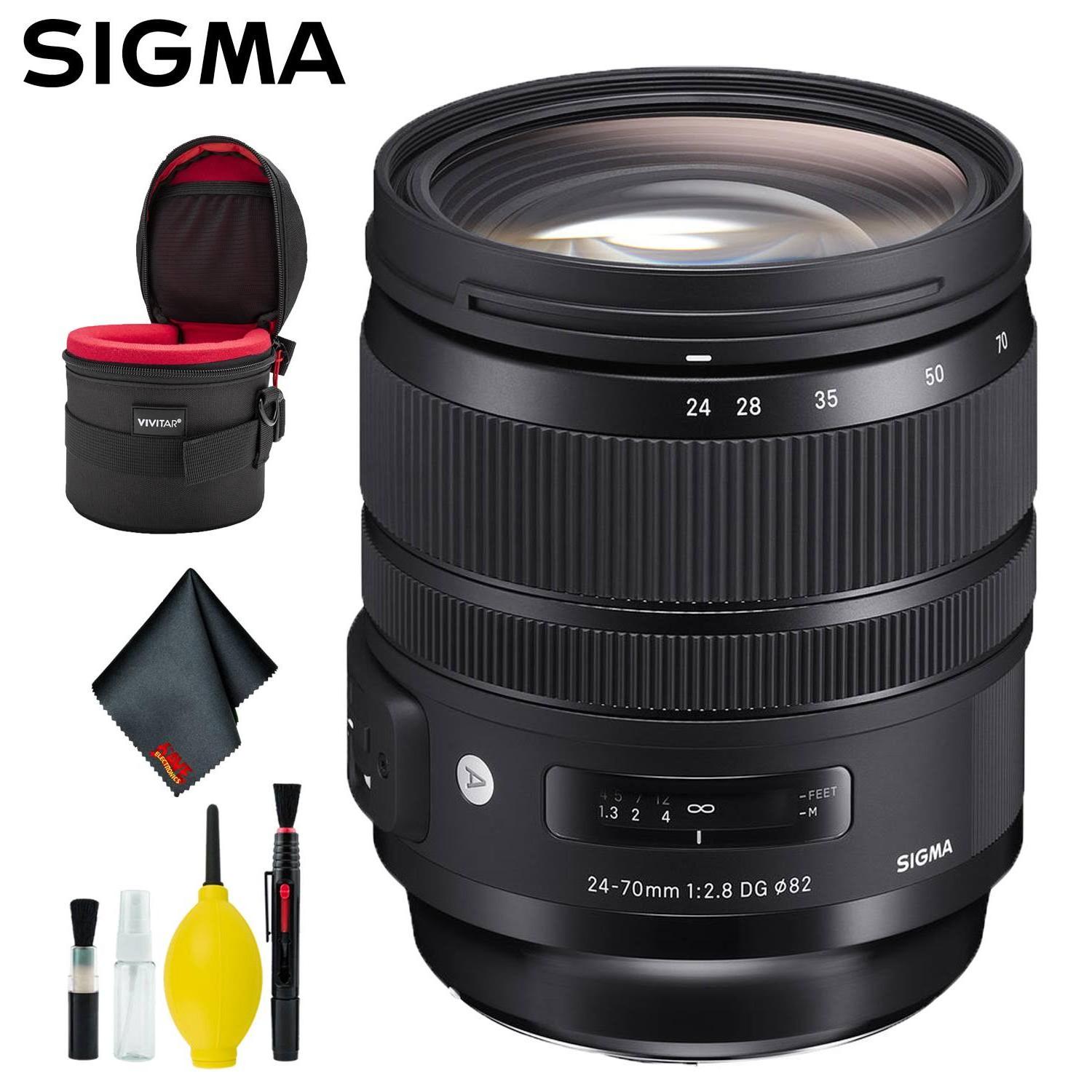 24-70mm f/2.8 DG Os HSM Art Lens for Canon EF (Intl Model) Kit