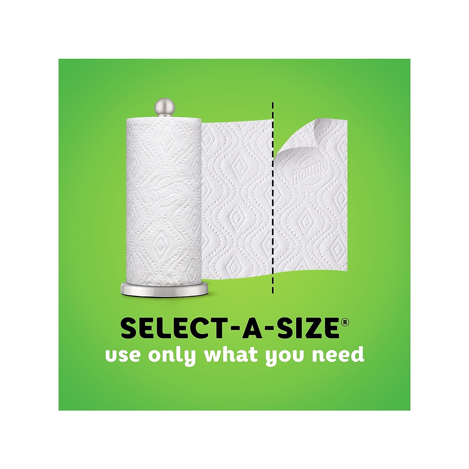 Bounty Select-A-Size Mega Kitchen Rolls Paper Towels 2-Ply 92 Sheets/Roll 1842992