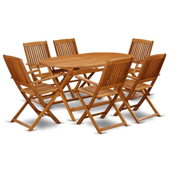 East West Furniture Patio Bistro Dining Furniture Set