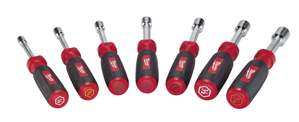 MW 7 pc. Hollow Shaft SAE Nut Driver Set 48-22-2407 from MW