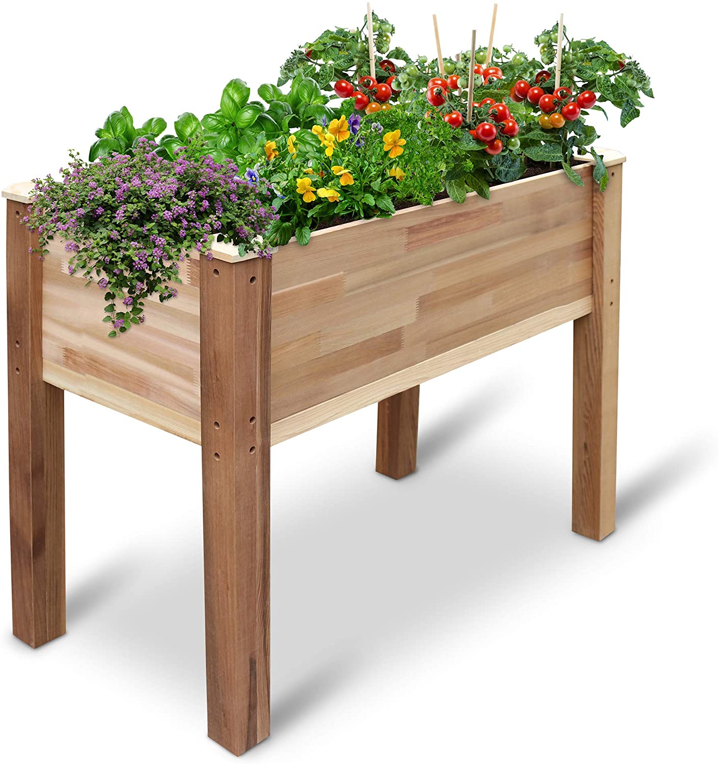 Jumbl Raised Canadian Cedar Garden Bed 34x18x30”