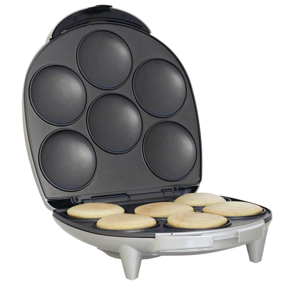 Brentwood Appliances Silver Nonstick Arepa Maker (6-Piece) AR-136