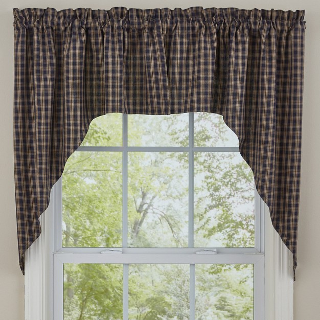 Park Designs Sturbridge Window Swag Navy