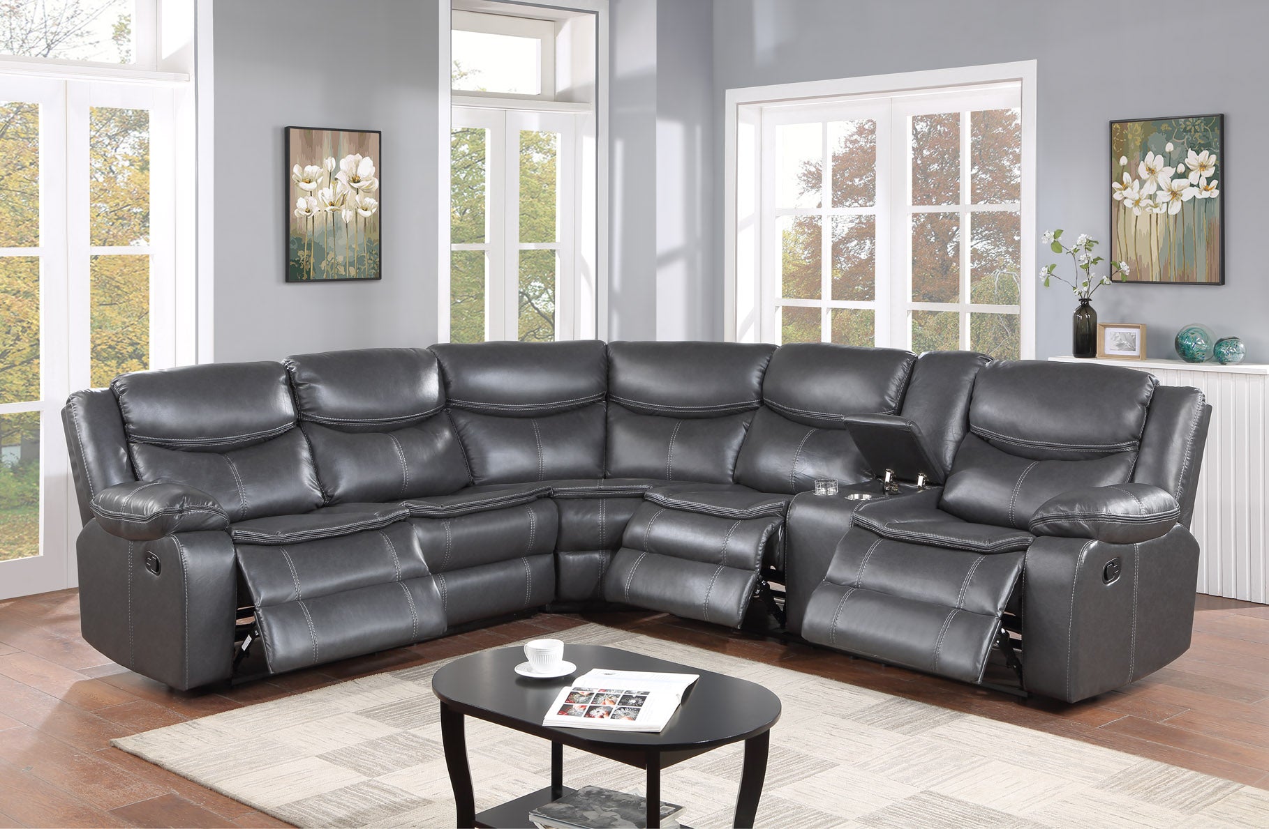 Davidson 3 Piece Reclining Sectional