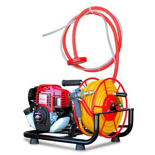 Tomahawk Power 1.3 HP Skid Sprayer Barrel Mount Only with Honda GX35 100 ft. Hose and 500 PSI Pump for Pest Control TBS500