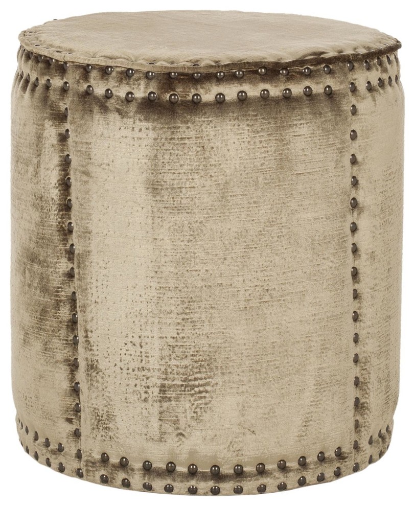 Safavieh Paula Ottoman   Transitional   Footstools And Ottomans   by zopalo  Houzz