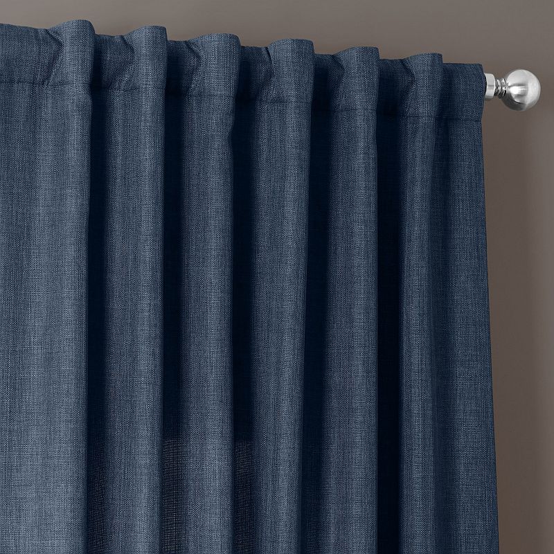 EFF 1-panel Faux Linen Window Curtain