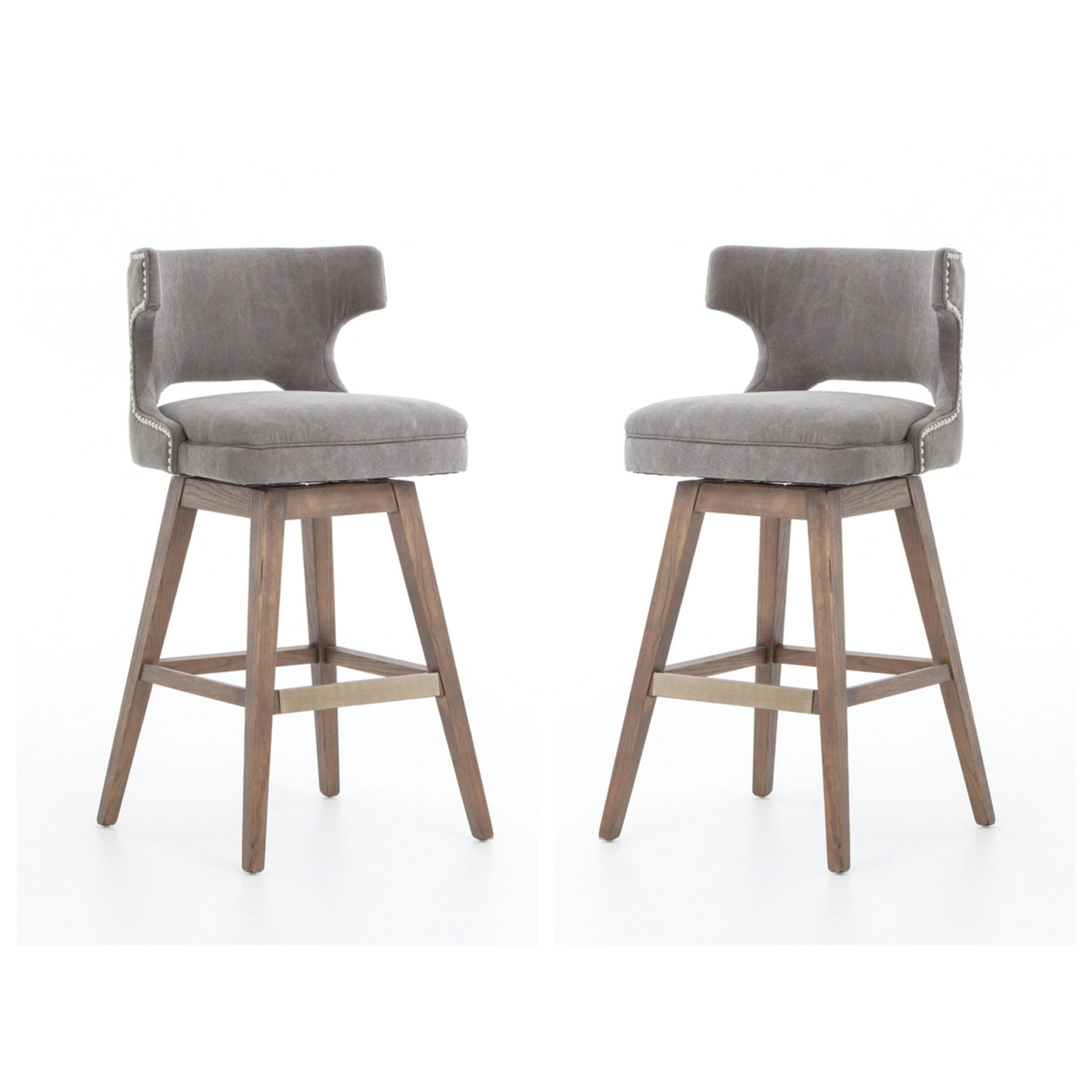 Task Swivel Counter Stool， Set of 2