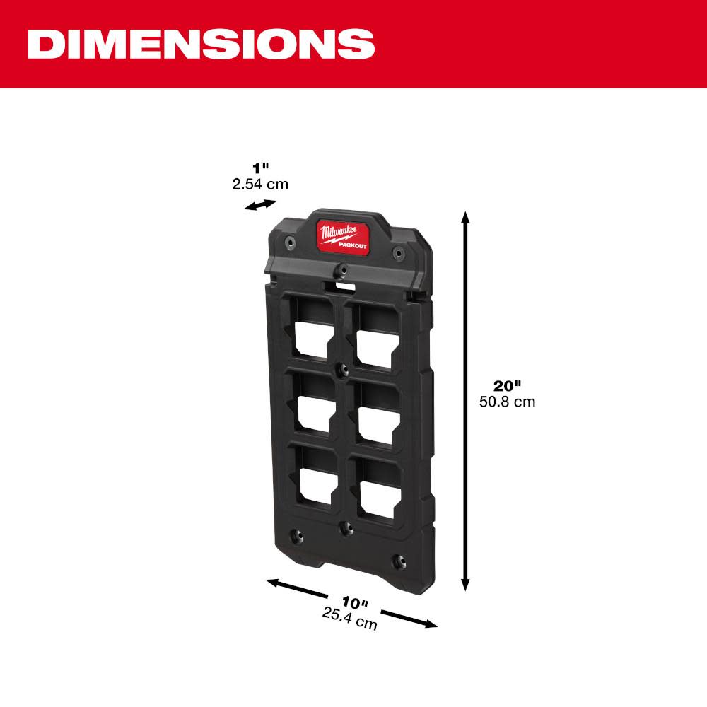 Milwaukee PACKOUT Compact Wall Plate