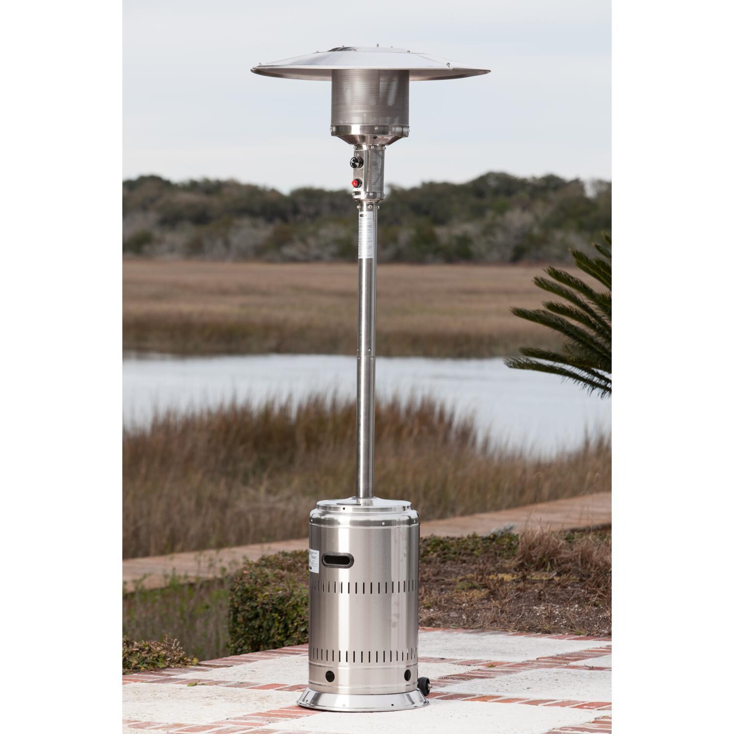 Ultimate Patio Commercial Series 46，000 BTU Propane Gas Patio Heater With Electronic Ignition