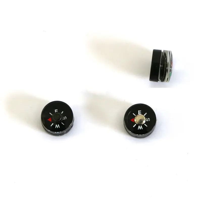 Wholesale  9.6mm mini compass Pocket Compass outdoor Portable compass