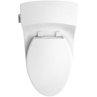 KOHLER San Souci 1-Piece 1.28 GPF Single Flush Elongated Toilet in Thunder Grey Seat Included K-5172-58