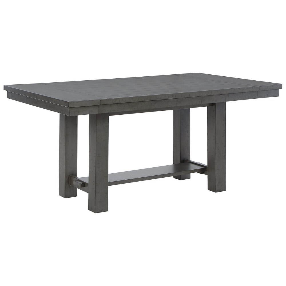 Ashley Furniture Myshanna Gray Rectangular Dining Room Extension Table   36\