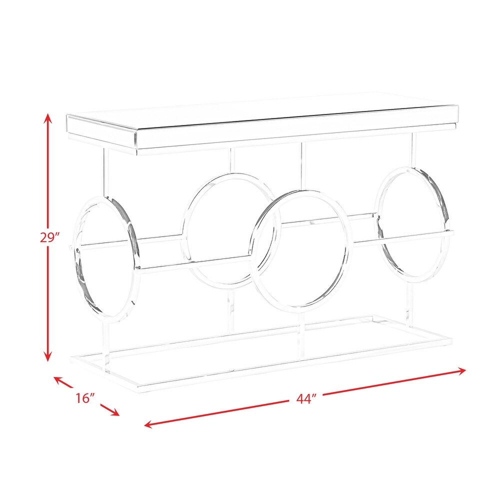 Picket House Furnishings Katie Rectangle Mirrored Sofa Table