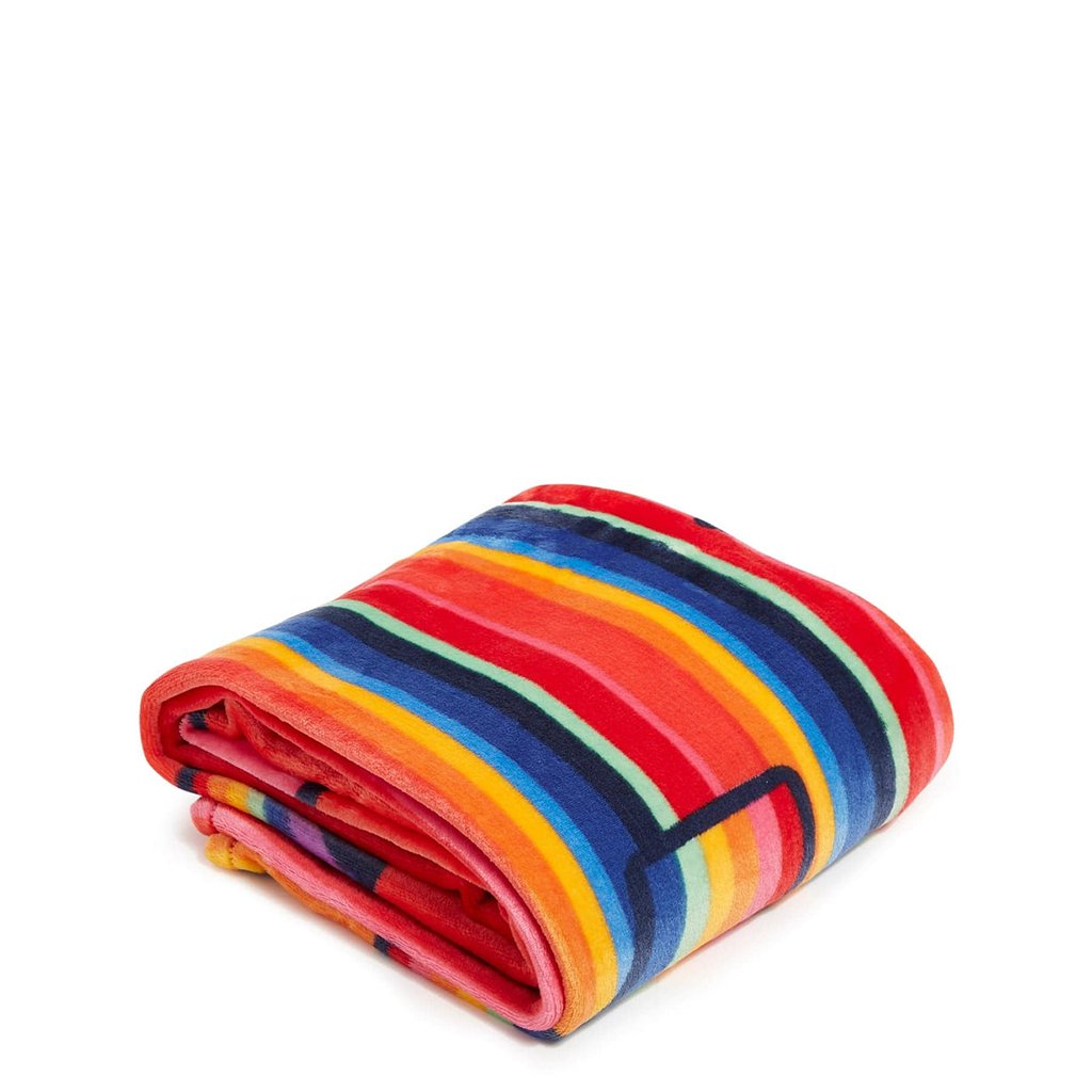 Vera Bradley  Plush Throw Blanket in Pride Love Stripe