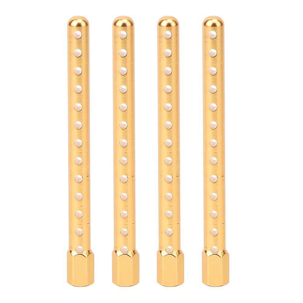 4pcs Car Shell Column Fit For Hsp 94102 / 94122 / 94103 / 94123 1/10 Rc Car Modelgold