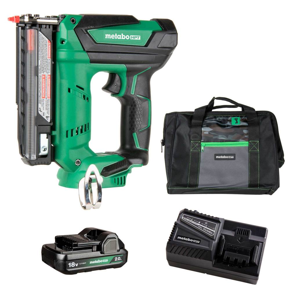 Metabo HPT 18V MultiVolt Compact 23 Gauge Compact Pin Nailer Cordless 2Ah Kit NP18DSALTM from Metabo HPT