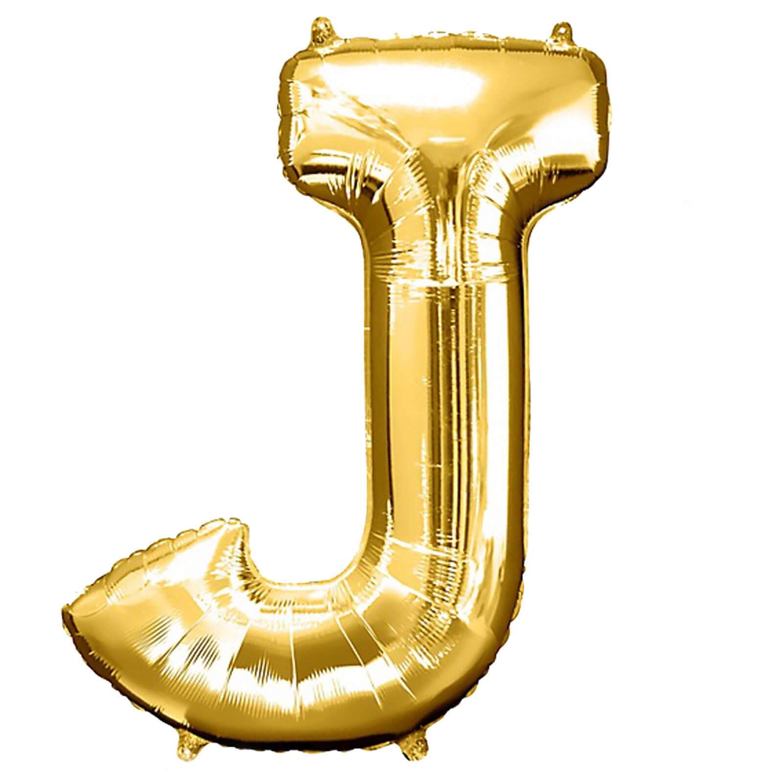 Shiny Metallic Gold Mylar Foil Helium/Air Number and Letter Balloons 40