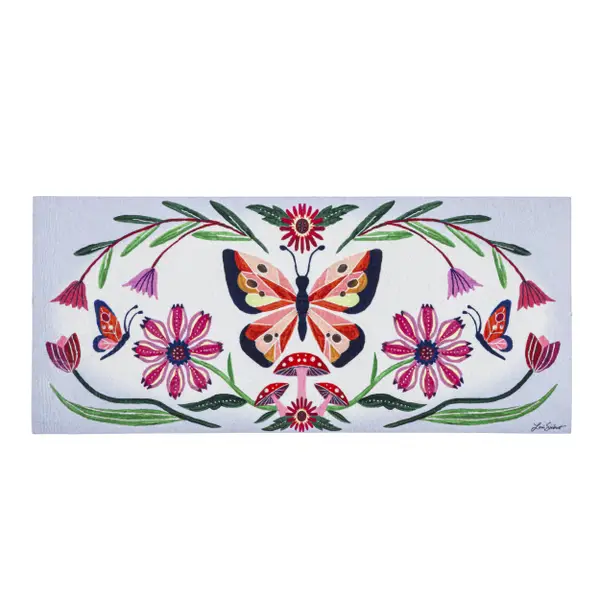 Evergreen Enterprises Enjoy Life Butterfly Sassafras Mat