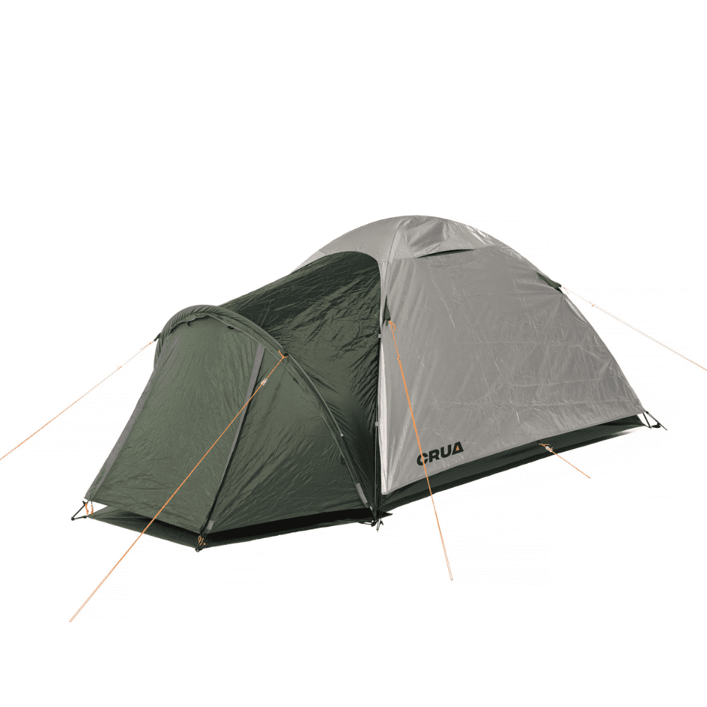 Crua Outdoors Reflective Flysheet for Duo 2-person Tent， Portable， Water and Heat Resistant， Double-Sided， Silver-Green