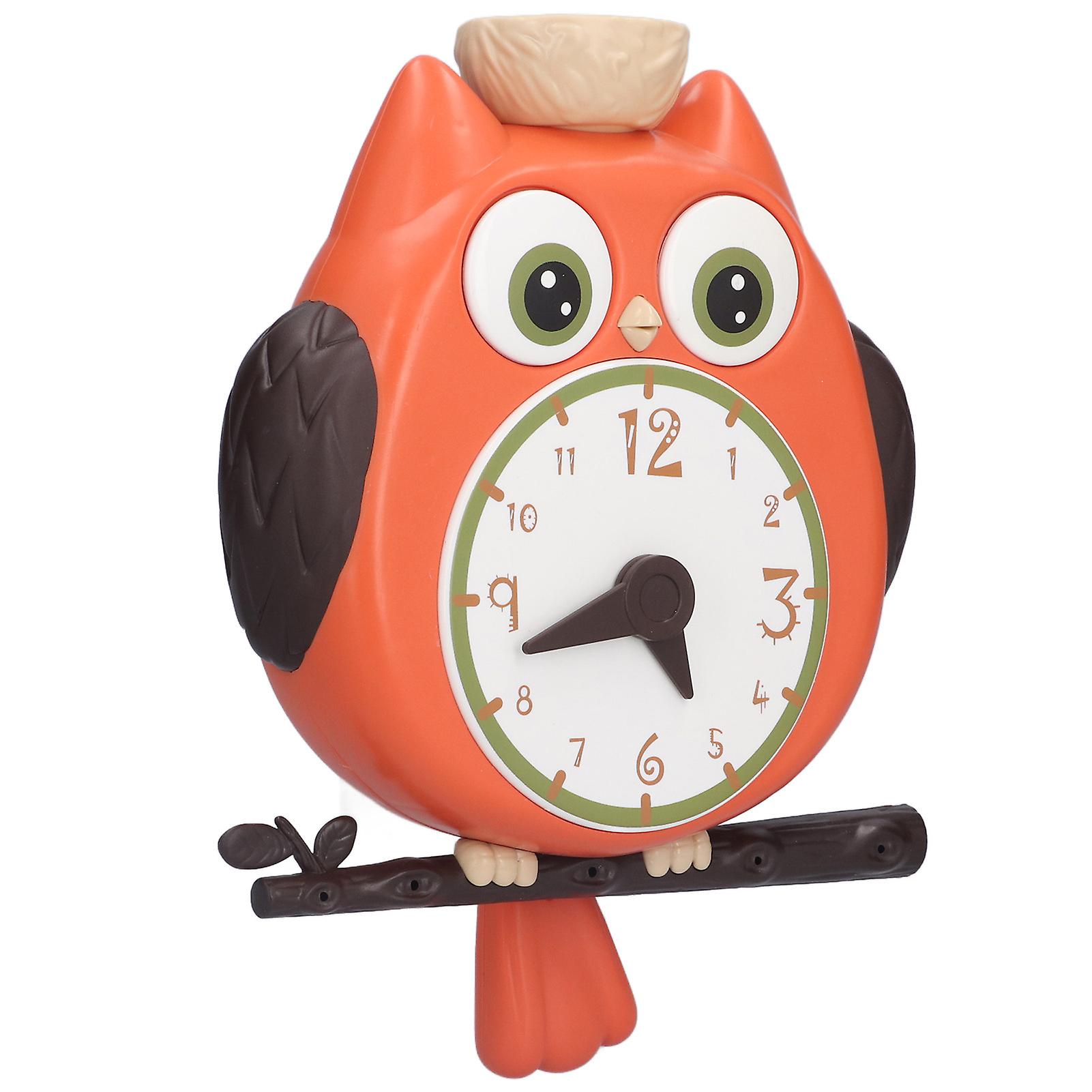 Kids Shower Bath Toys Owl Clock Suction Cup Water Games Time Learning Early Educational Toysowl